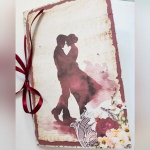 Junk Journal Booklet "SO THIS IS LOVE " Floral, Love & Romance, Music, Dancing